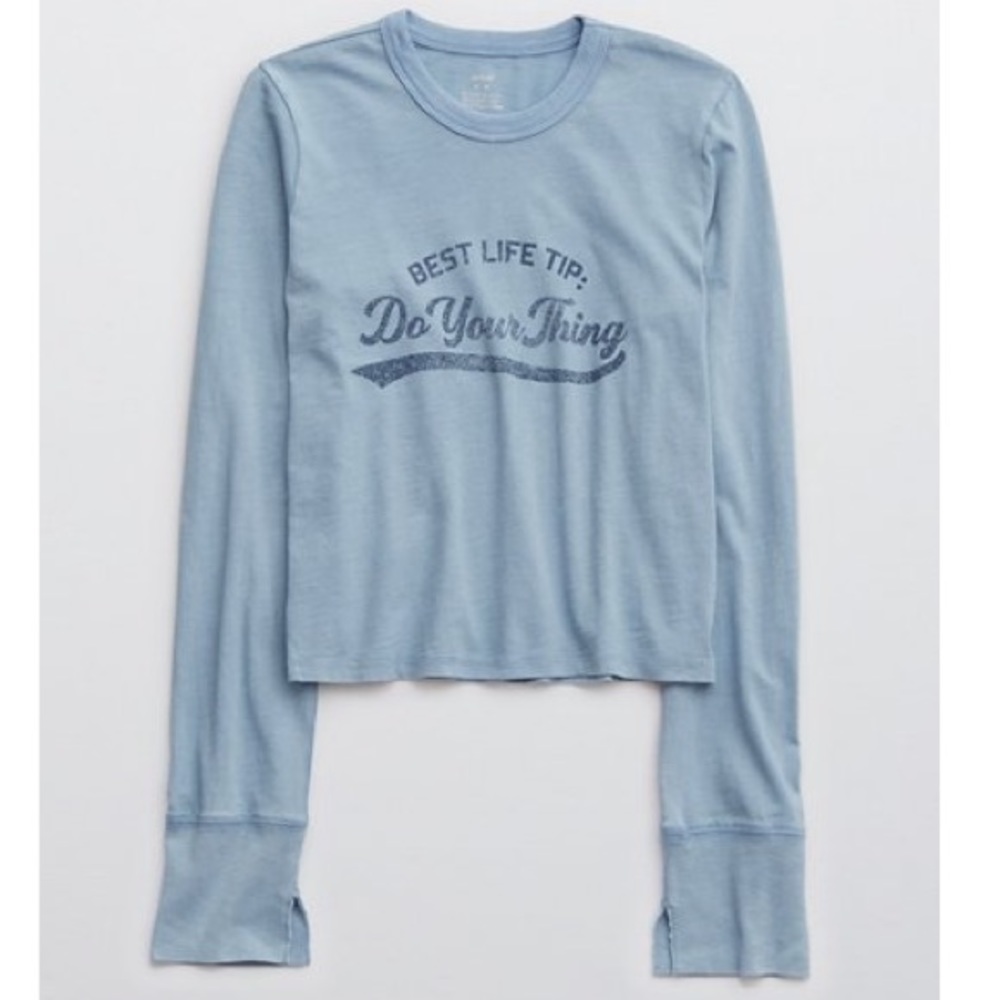 Aerie - long sleeve baby tee
